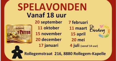 Seizoensfinale spellenclub 't Perron Ledegem © tperron Ledegem