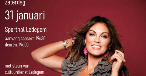 Harmonie Ledegem met Belle Perez © harmonie ledegem