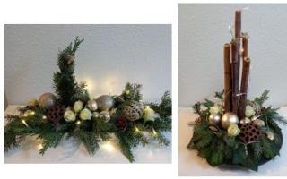 Bloemschikken Kerst © Gerd Elias