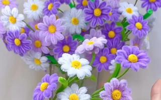 Bloemen maken met chenilledraad © Temu