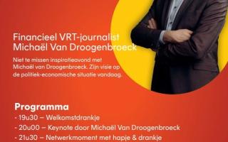 Topspreker Michaël Van Droogenbroeck © Unizo SEW