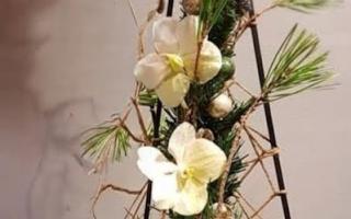 kerststukje maken © Sabien