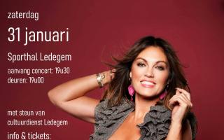 Harmonie Ledegem met Belle Perez © harmonie ledegem