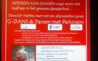 G-dans voor mensen met een verstandelijke beperking © Dansclub Mattliss