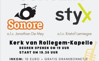 Jaarlijks concert Sonore & StyX © jeugdharmonie Sonore Ledegem