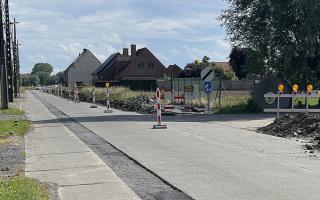 Rioleringswerken en aanleg gescheiden fietspad Roeselarestraat